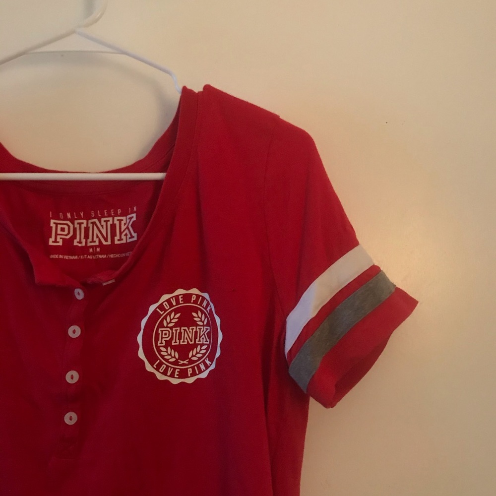 MAKE OFFER VSPINK Womens Night Shirt Coffee Tee